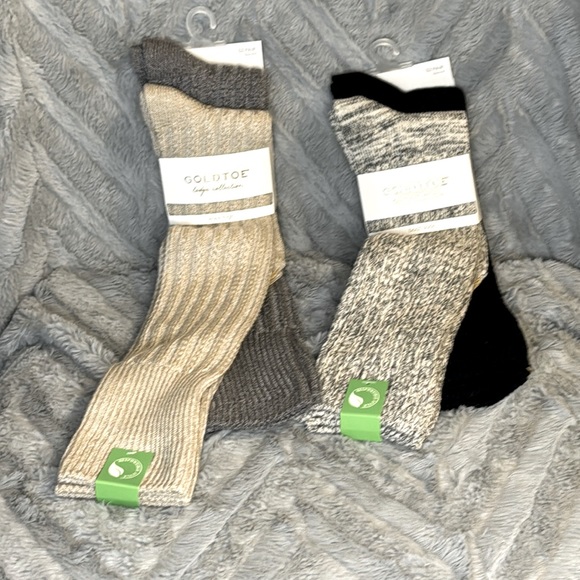 Gold Toe Accessories - 4 pair GoldToe Lodge Collection Knee High Socks